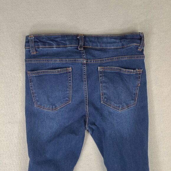 Wild Fable Skinny Women's Jeans Size 2‎ (27x26) Distressed Raw Hem Mid Rise - Picture 6 of 10